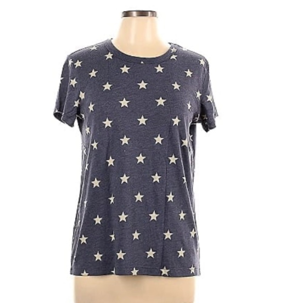 💙Alternative earth blue /white stars tee shirt-  XL